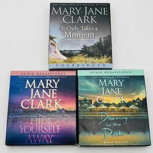 Mary Jane Clark Audiobook Lot 3 Books It Only Takes a Moment Dancing in the Dark